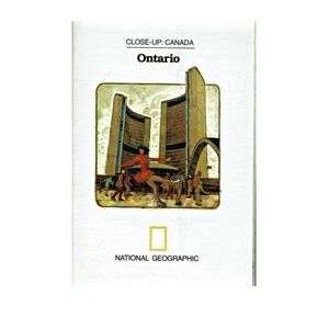 National Geographic Close-Up Ontario Canada Map Series